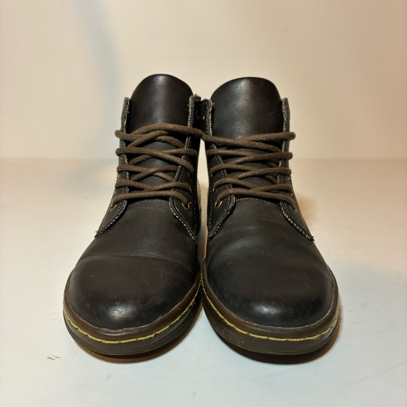 Doc Dr Martens Maelly Brown Leather Air Wair Bouncing Soles Boots Womens Size 6 - Picture 5 of 9